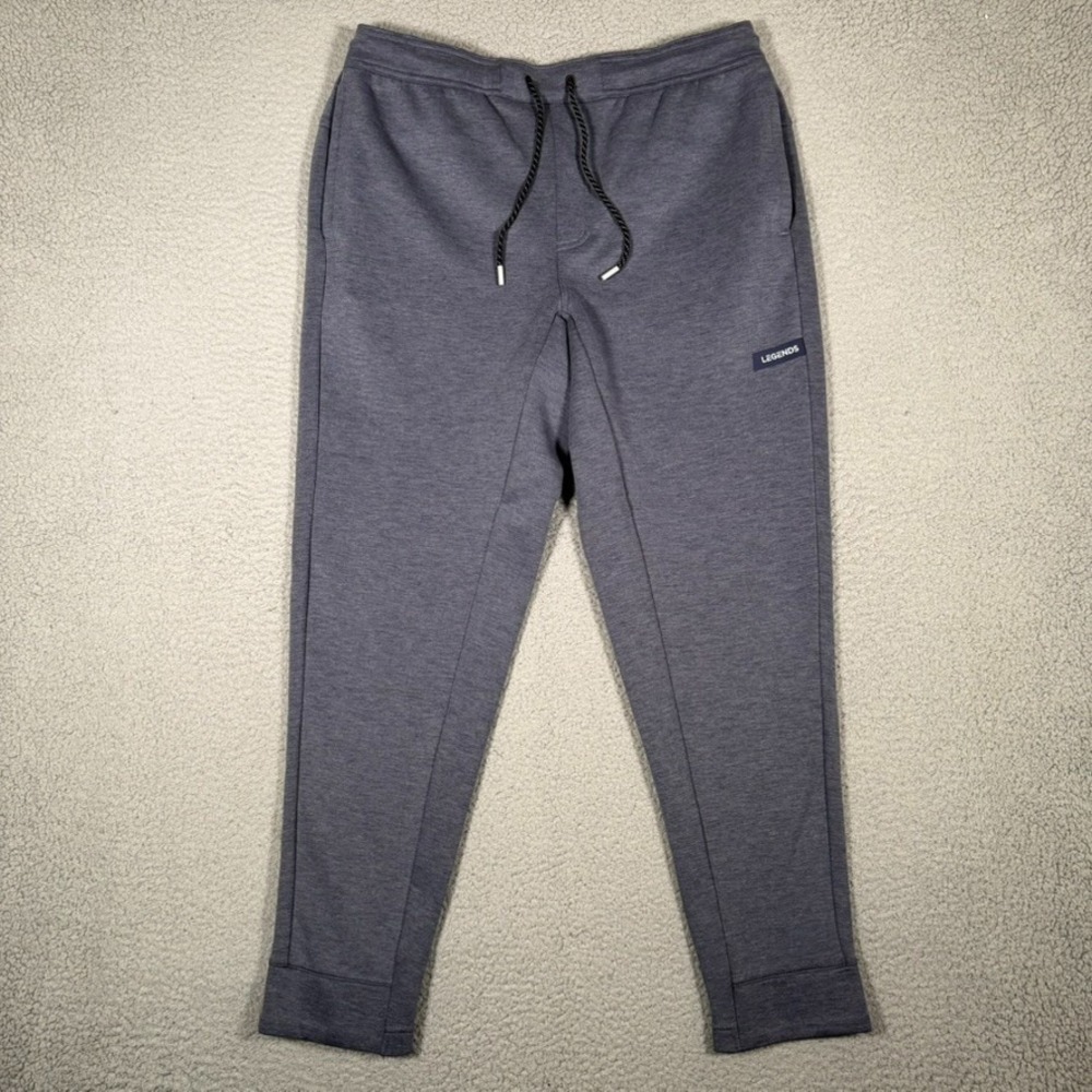Legends Pants Mens XL Blue Hawthorne Tech Sweatpants Elastic Waist Joggers Logo